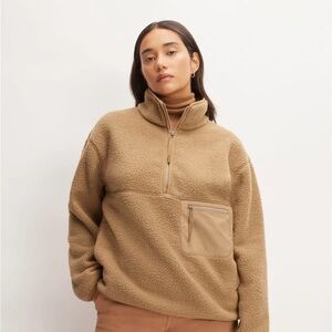 Everlane Women's Fleece Oversized Half-Zip